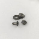 20 Pieces Alloy Lace Hooks with Rivets Shoelace Buckles Repair Hunting & Hiking Boots or for Fashion Boots