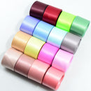 16 Colors Silk Satin Ribbon 25mm Wedding Party Festive Event Decoration Crafts Gifts Wrapping Apparel Sewing Fabric Supplies
