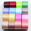 16 Colors Silk Satin Ribbon 25mm Wedding Party Festive Event Decoration Crafts Gifts Wrapping Apparel Sewing Fabric Supplies