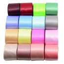 16 Colors Silk Satin Ribbon 25mm Wedding Party Festive Event Decoration Crafts Gifts Wrapping Apparel Sewing Fabric Supplies