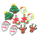 10 Pieces Mixed Christmas Acrylic Flatback Cabochon Craft Jewelry Accessories
