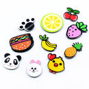 10 Pieces Mixed Cute Fruit Animal Flatback Cabochon Embellishments for DIY Crafts