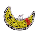 1 Set Rhinestone Sequins Beaded Patches Embroidery Sew on Applique for DIY Crafts