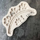 European Style Flowers Lace Silicone Fondant Cake Mould Cake Edge Decorating Moulds