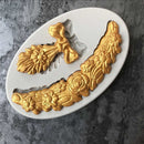 European Design Flower Lace Silicone Mold Fondant Cake Mold Tools for Sugarcraft Cake Decorating