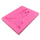 Bride Bridegroom Silicone Fondant Cake Mould Sugarcraft Baking Mould Tools