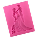 Bride Bridegroom Silicone Fondant Cake Mould Sugarcraft Baking Mould Tools