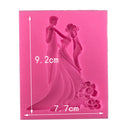 Bride Bridegroom Silicone Fondant Cake Mould Sugarcraft Baking Mould Tools