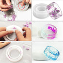 3 Pieces 15/16/17mm Round DIY Silicone Ring Mold Jewelry Making Tools Craft Mould