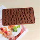 Alphabet Letter Number Chocolate Candy Silicone Baking Moulds Sugaraft Cake Molds