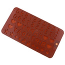 Alphabet Letter Number Chocolate Candy Silicone Baking Moulds Sugaraft Cake Molds