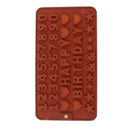 Alphabet Letter Number Chocolate Candy Silicone Baking Moulds Sugaraft Cake Molds