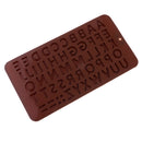 Alphabet Letter Chocolate Candy Silicone Baking Moulds Sugaraft Cake Molds