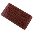 Alphabet Letter Chocolate Candy Silicone Baking Moulds Sugaraft Cake Molds