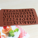 Alphabet Letter Chocolate Candy Silicone Baking Moulds Sugaraft Cake Molds