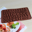 Alphabet Letter Chocolate Candy Silicone Baking Moulds Sugaraft Cake Molds