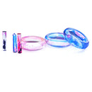 10 Pieces Transparent Films for DIY Resin Epoxy Necklace Pendant Jewelry Making