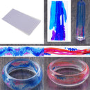 10 Pieces Transparent Films for DIY Resin Epoxy Necklace Pendant Jewelry Making