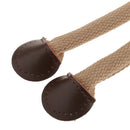 2 Pieces 48cm Tote Handbag Strap Replacement Bag Handle for DIY Purse Making Brown