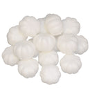 20 Pieces White Halloween Pumpkin Polystyrene Styrofoam Foam Decor for Kid Craft