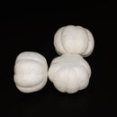 20 Pieces White Halloween Pumpkin Polystyrene Styrofoam Foam Decor for Kid Craft