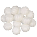 20 Pieces White Halloween Pumpkin Polystyrene Styrofoam Foam Decor for Kid Craft