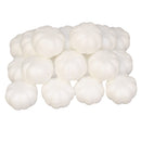 20 Pieces White Halloween Pumpkin Polystyrene Styrofoam Foam Decor for Kid Craft