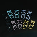 10 Pieces Alloy Rabbit Shape Charms Pendant Jewelry Findings for DIY Jewelry Making Fashion Jewelry