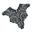 1 Piece Black Lace Applique Neck Neckline Collar Venise Lace Trim for DIY Crafts