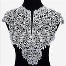 1 Piece White Lace Applique Neck Neckline Collar Venise Lace Trim for DIY Crafts