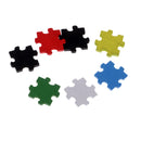100 Pieces Multicolor Wooden Pieces Puzzles for Kids Educational Toys DIY Crafts 19mm
