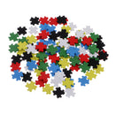 100 Pieces Multicolor Wooden Pieces Puzzles for Kids Educational Toys DIY Crafts 19mm