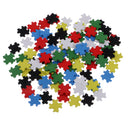100 Pieces Multicolor Wooden Pieces Puzzles for Kids Educational Toys DIY Crafts 19mm