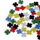 100 Pieces Multicolor Wooden Pieces Puzzles for Kids Educational Toys DIY Crafts 19mm