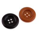25 Pieces Classic Assorted Wooden Buttons Embellishment for Sewing on Coat Overcoat Clothing 30mm