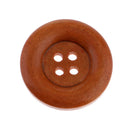 25 Pieces Classic Assorted Wooden Buttons Embellishment for Sewing on Coat Overcoat Clothing 30mm