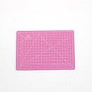 A5 Size Cutting Mat PVC Cutting Board for DIY Crafts Scrapbooking Quilting 15x22cm Pink