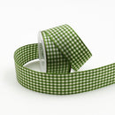 4 Pieces 3 Meters Grid Stripe Ribbons Embellishments for Christmas Wedding Gift Wrapping 25mm