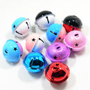 10 Pieces Star Design Christmas Bells Charms Pet Bells for Jewelry Making Kids Crafts 40mm