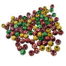 100 Piece Dots Printed Round Wooden Beads Charms for DIY Bracelet Necklace Jewelry Making Craft 13mm