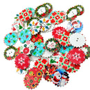50pcs Christmas Wooden 2 Holes Buttons For DIY Sewing Scrapbooking 25mm