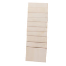 10 Pieces High Quality 70x49mm Blank Plywood Wood Business Card Wooden Name Card Unfinished Wood Plaque Shapes Sign DIY Decor Crafts
