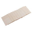 10 Pieces High Quality 70x49mm Blank Plywood Wood Business Card Wooden Name Card Unfinished Wood Plaque Shapes Sign DIY Decor Crafts