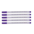 5 Pieces Air Erasable Pen Fabric Marker Textile Ink Pen Patchwork Craft Purple
