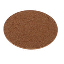 10 Pieces Adhesive Cup Mat Cork Drink Coaster Placemats Soft Wood Tablemats