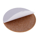 10 Pieces Adhesive Cup Mat Cork Drink Coaster Placemats Soft Wood Tablemats