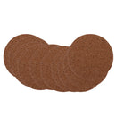 10 Pieces Adhesive Cup Mat Cork Drink Coaster Placemats Soft Wood Tablemats
