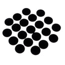 50 Pieces Anti-Skid & Scratch Felt Furniture Protection Pads Kit & Self Adhesive Floor Scratch Protectors Set Black 30mmx3mm
