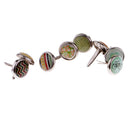 50 Pieces Mixed Decorative Brads Paper Fasteners Scrapbook Embellishment 9.5mm