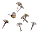 50 Pieces Mixed Decorative Brads Paper Fasteners Scrapbook Embellishment 9.5mm